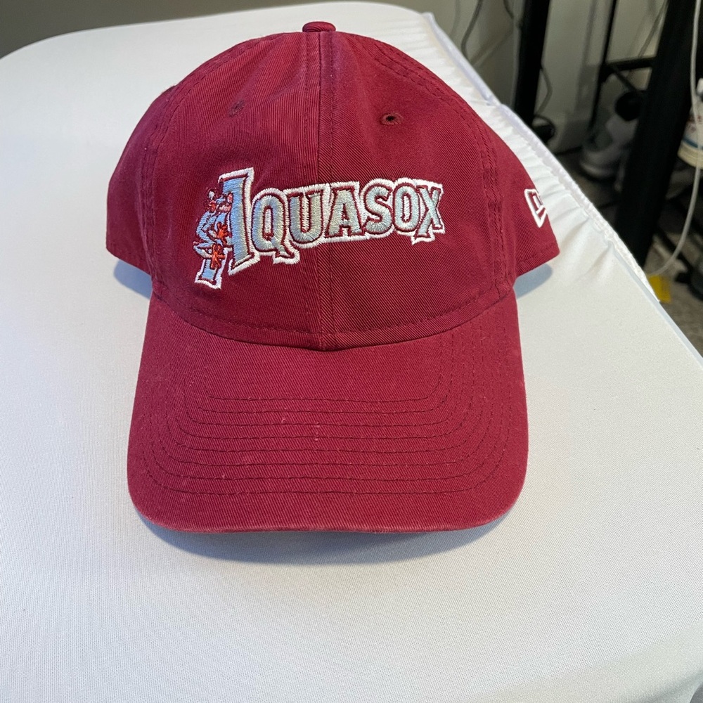 New Era Everett Aquasox Red Adjustable Starpback Hat
